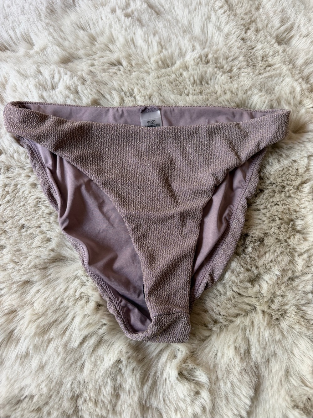 Good American Purple & Gold Bikini Bottoms